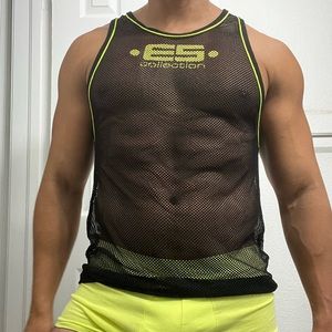 Amazing •ES• collection mesh tank top